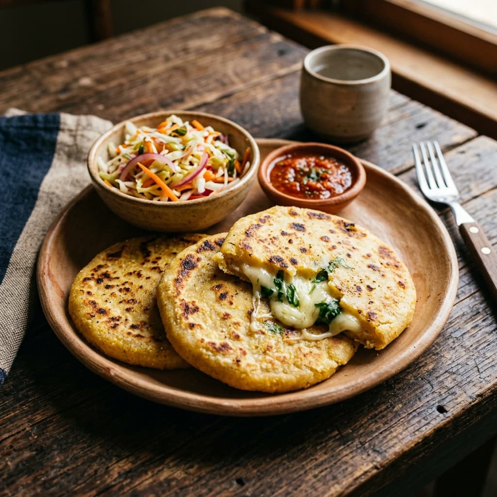 Pupusas de Cuajada Fresca Tradicional